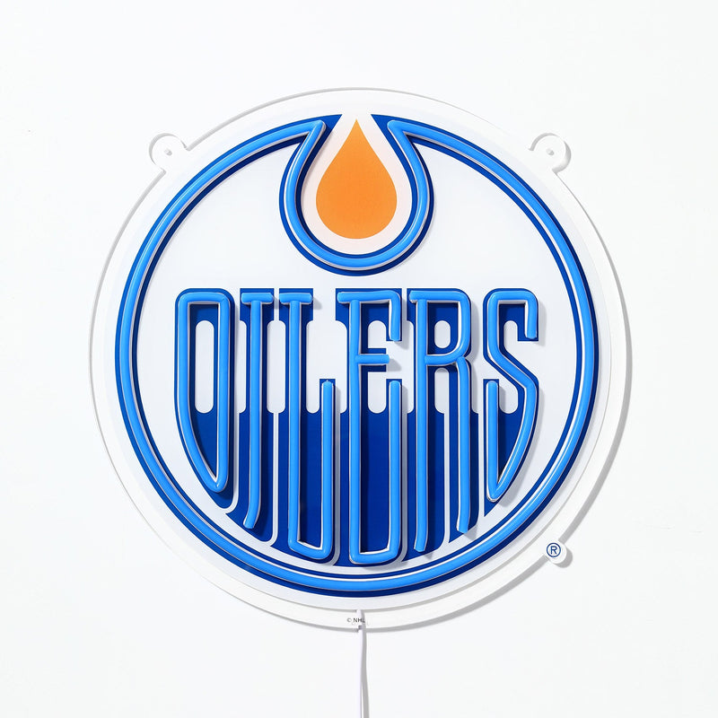 Edmonton Oilers: Die-Cut LED Neon Sign
