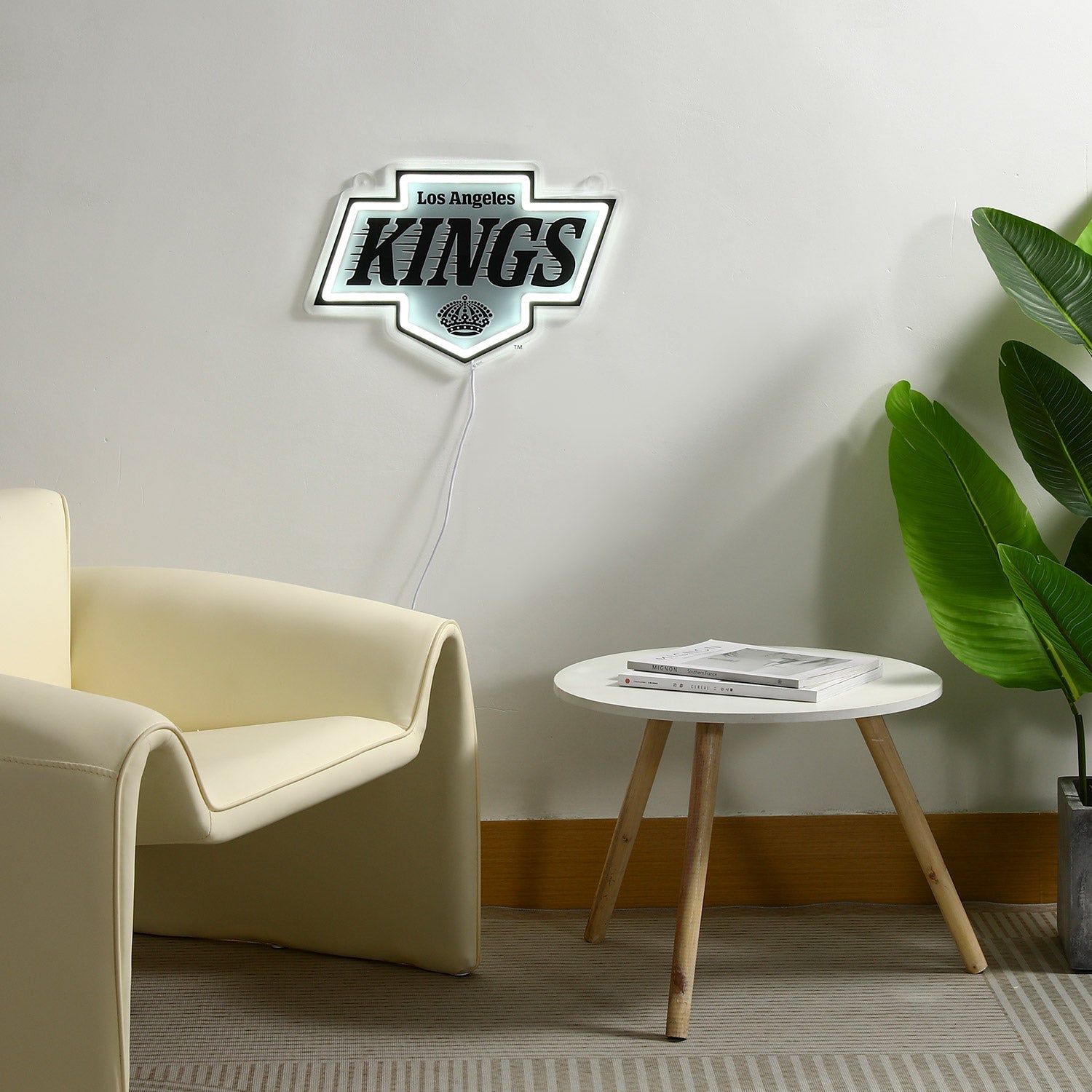 Los Angeles Kings: Die-Cut LED Neon Sign
