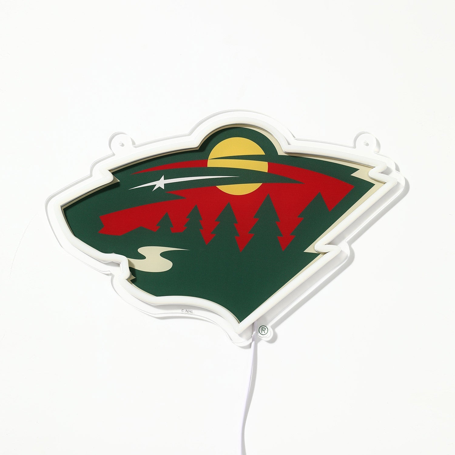 Minnesota Wild: Die-Cut LED Neon Sign