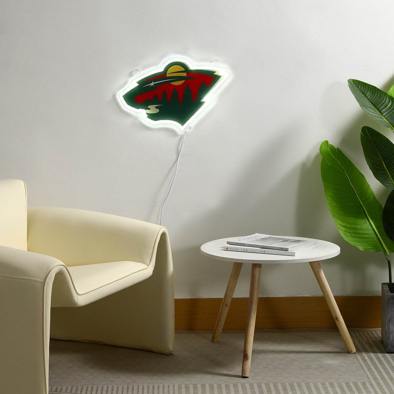 Minnesota Wild: Die-Cut LED Neon Sign