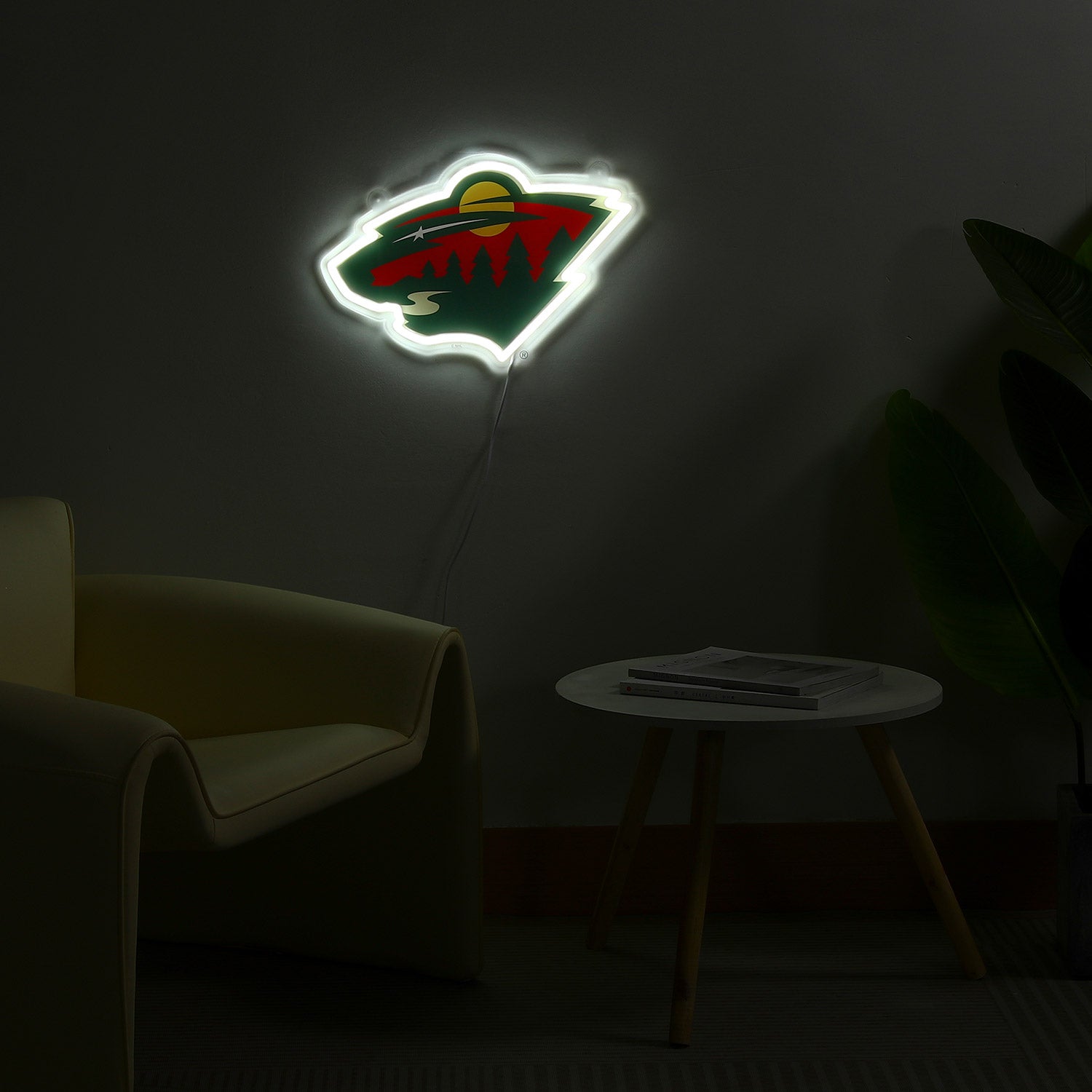 Minnesota Wild: Die-Cut LED Neon Sign