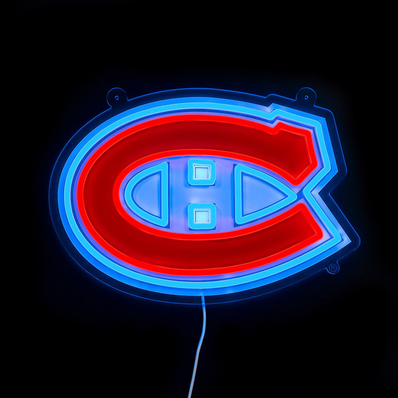Montreal Canadiens: Die-Cut LED Neon Sign