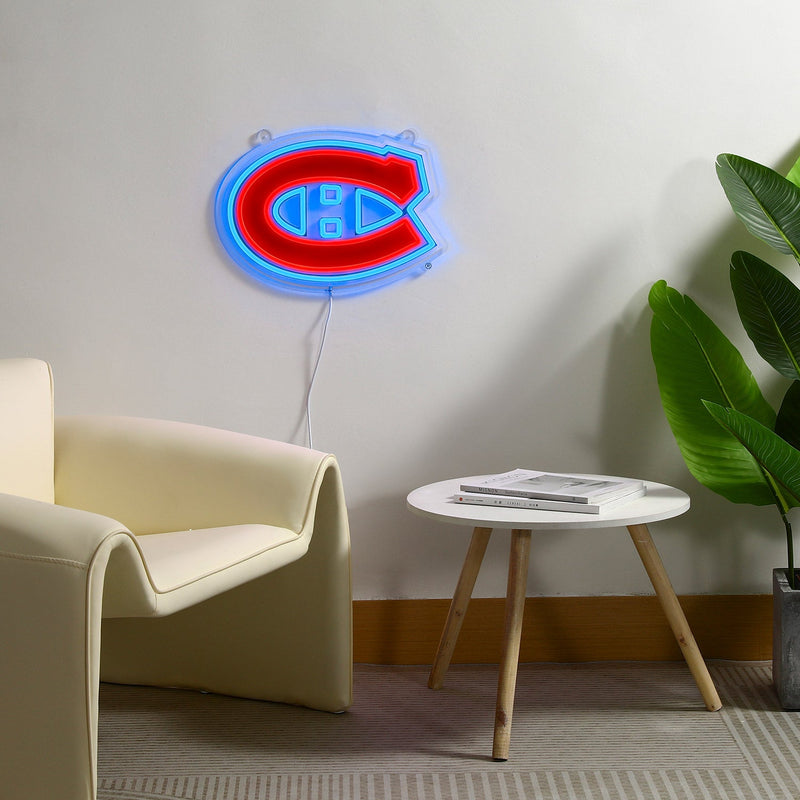 Montreal Canadiens: Die-Cut LED Neon Sign