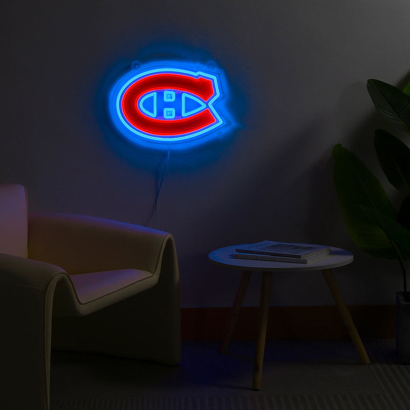 Montreal Canadiens: Die-Cut LED Neon Sign