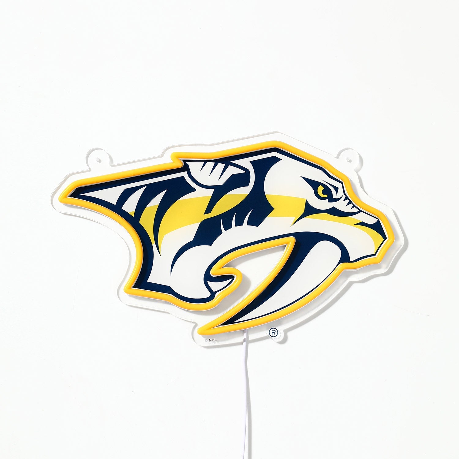 Nashville Predators: Die-Cut LED Neon Sign