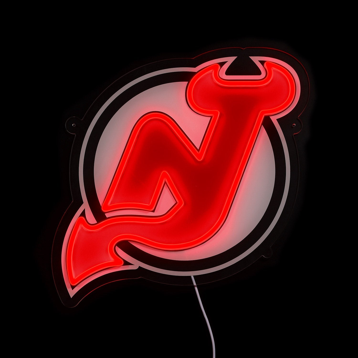 New Jersey Devils: Die-Cut LED Neon Sign