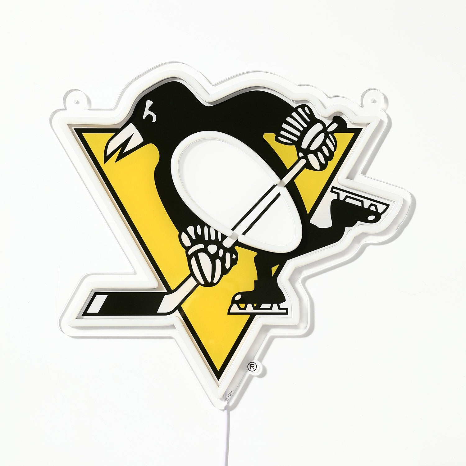 Pittsburgh Penguins: Die-Cut LED Neon Sign