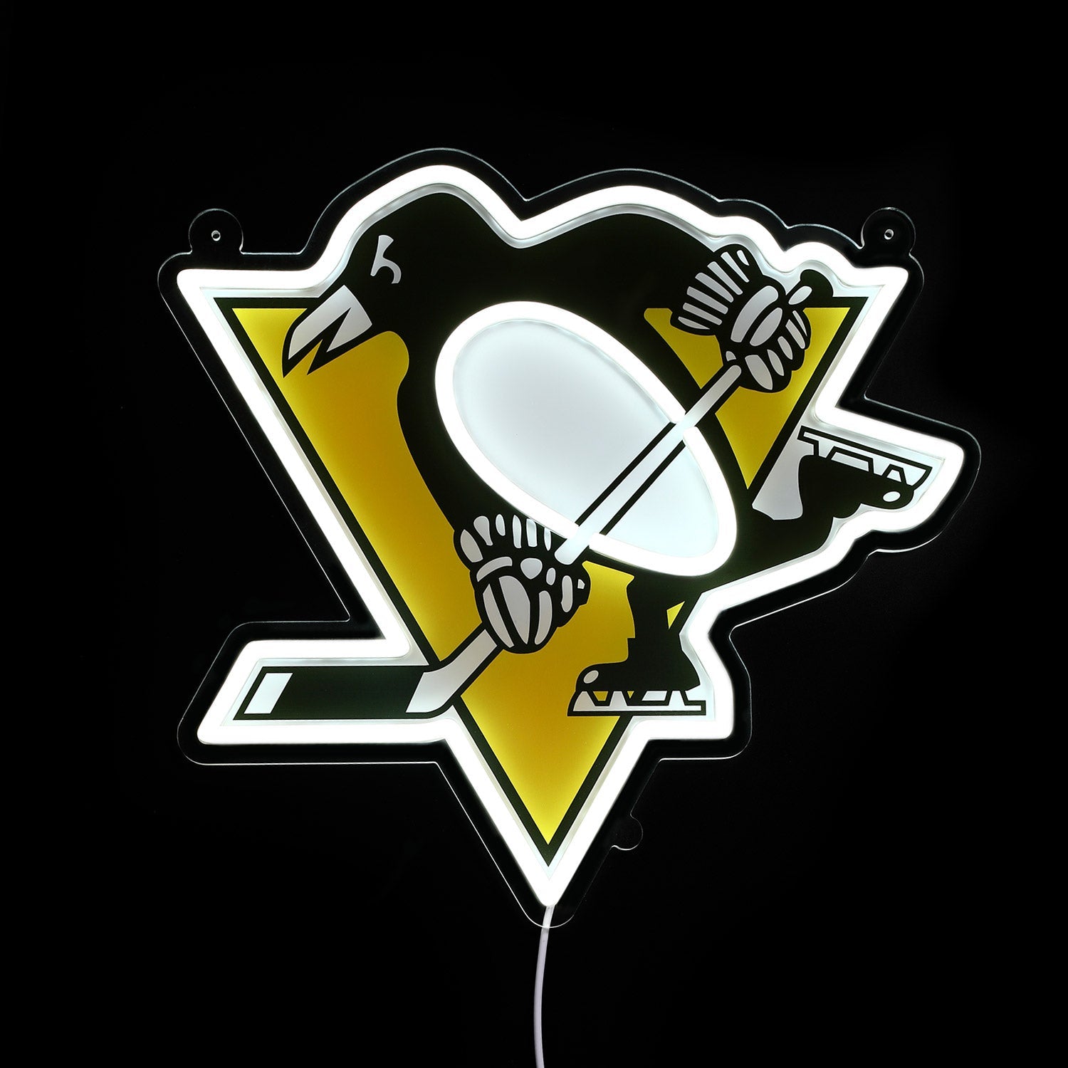 Pittsburgh Penguins: Die-Cut LED Neon Sign