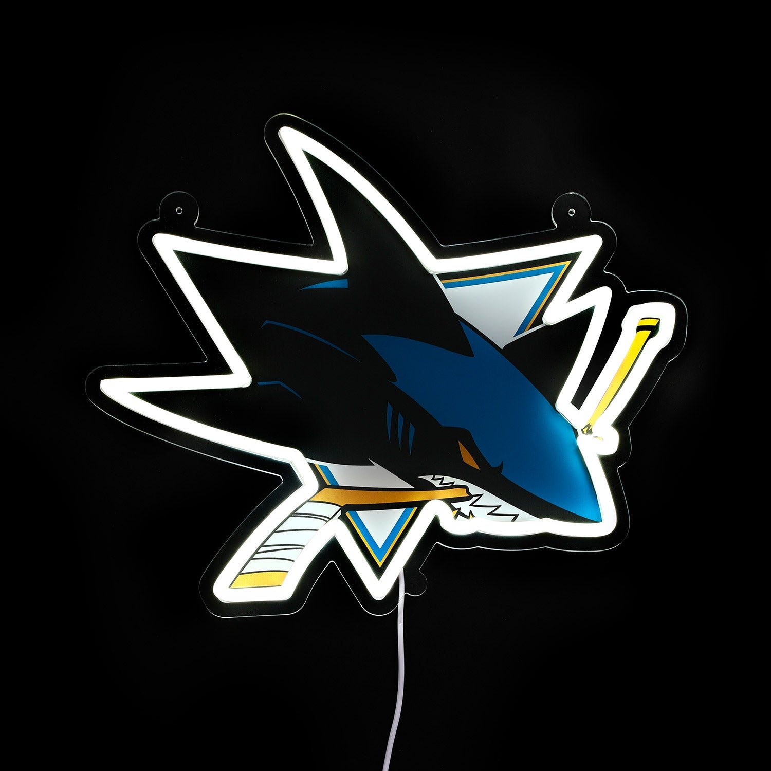 San Jose Sharks: Die-Cut LED Neon Sign