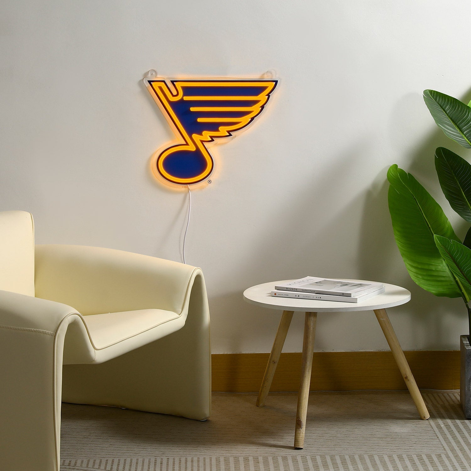 St. Louis Blues: Die-Cut LED Neon Sign