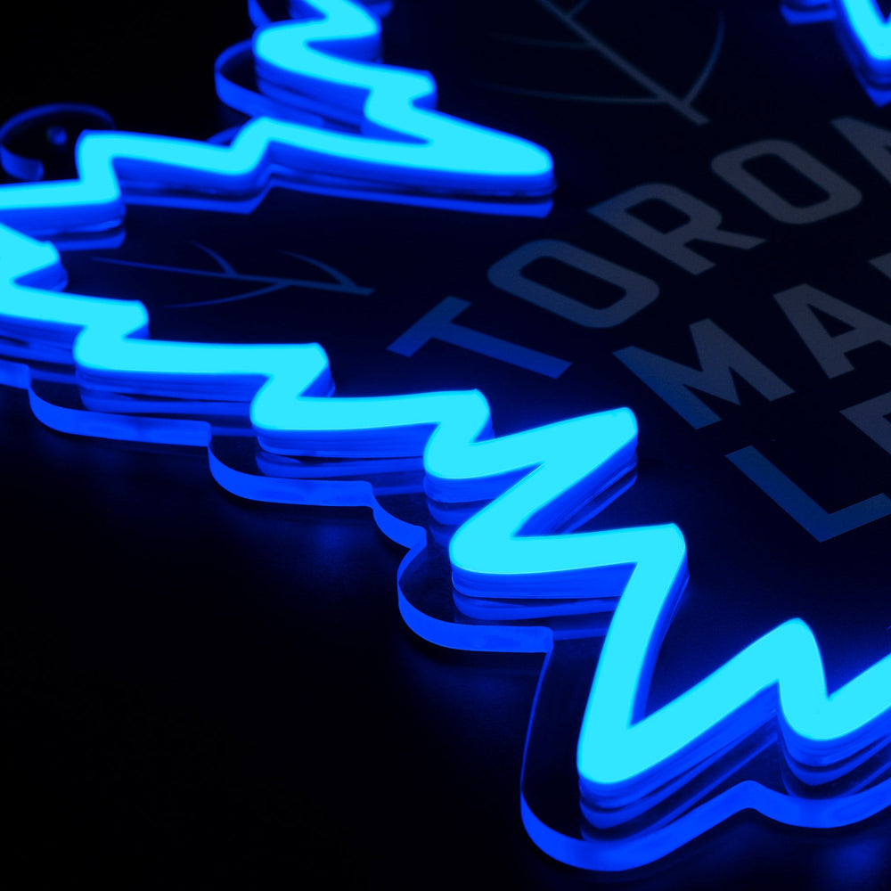 Toronto Maple Leafs: Die-Cut LED Neon Sign