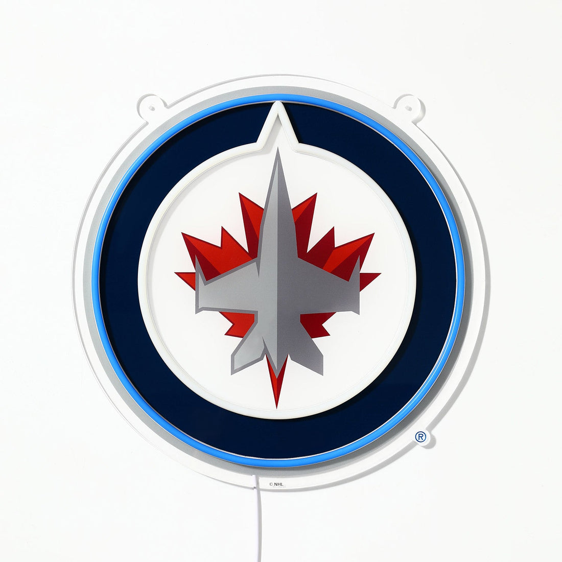 Winnipeg Jets: Die-Cut LED Neon Sign