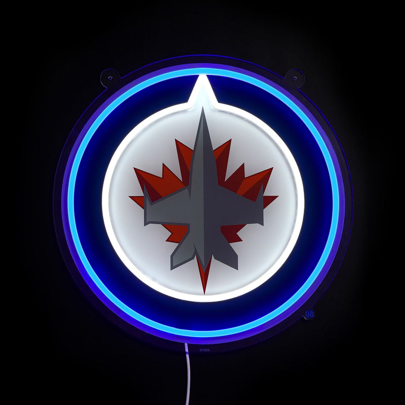 Winnipeg Jets: Die-Cut LED Neon Sign