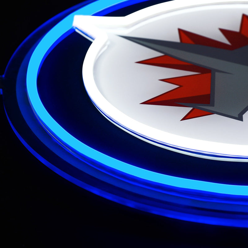 Winnipeg Jets: Die-Cut LED Neon Sign