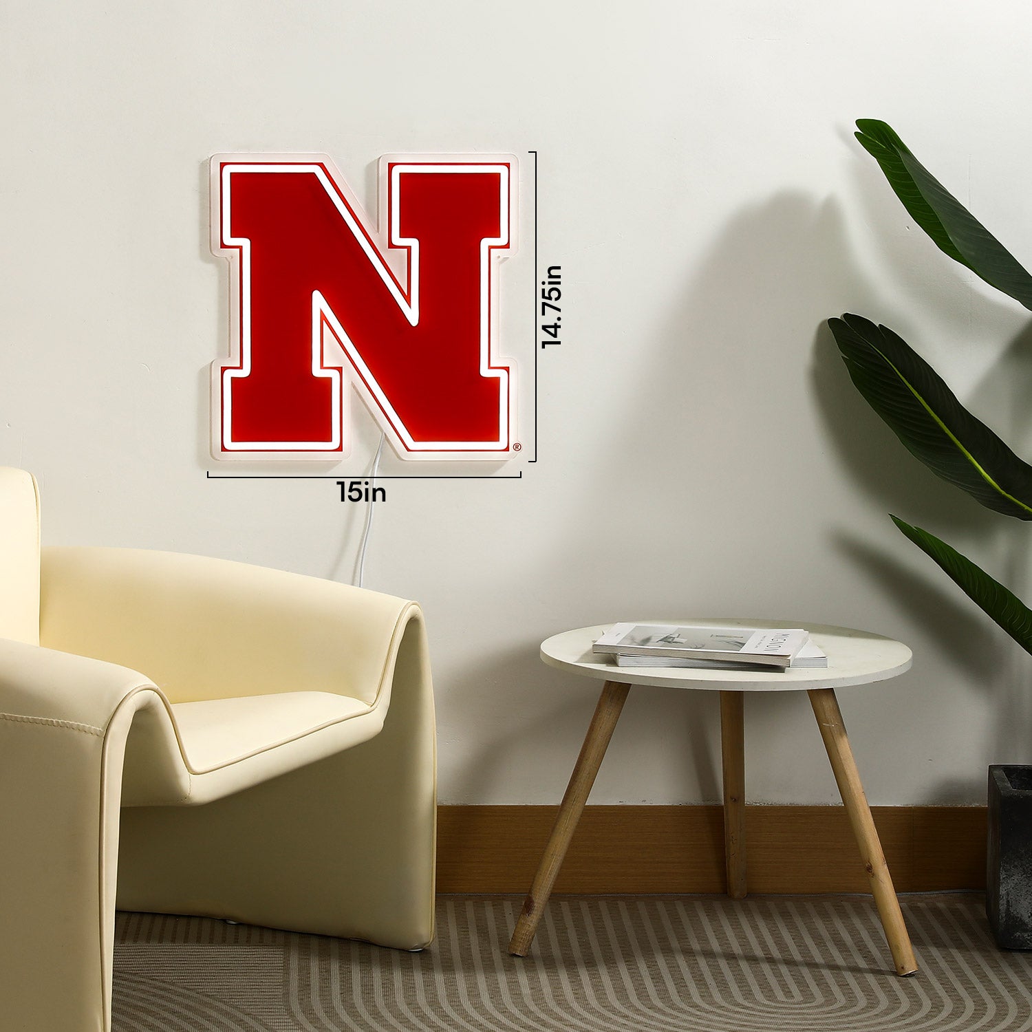 Nebraska Cornhuskers LED Neon Sign - Saturday Neon