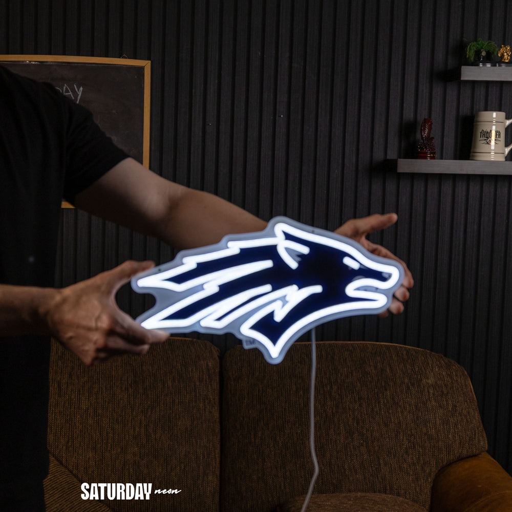 Nevada Wolf Pack LED Neon Sign - Standard (15" x 7.96")