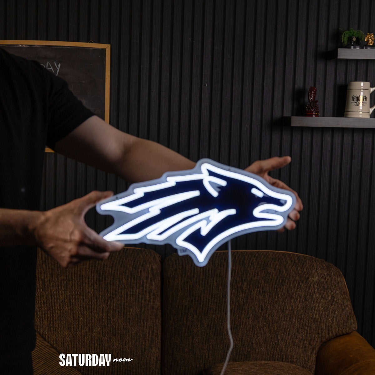 Nevada Wolf Pack LED Neon Sign - Standard (15" x 7.96")