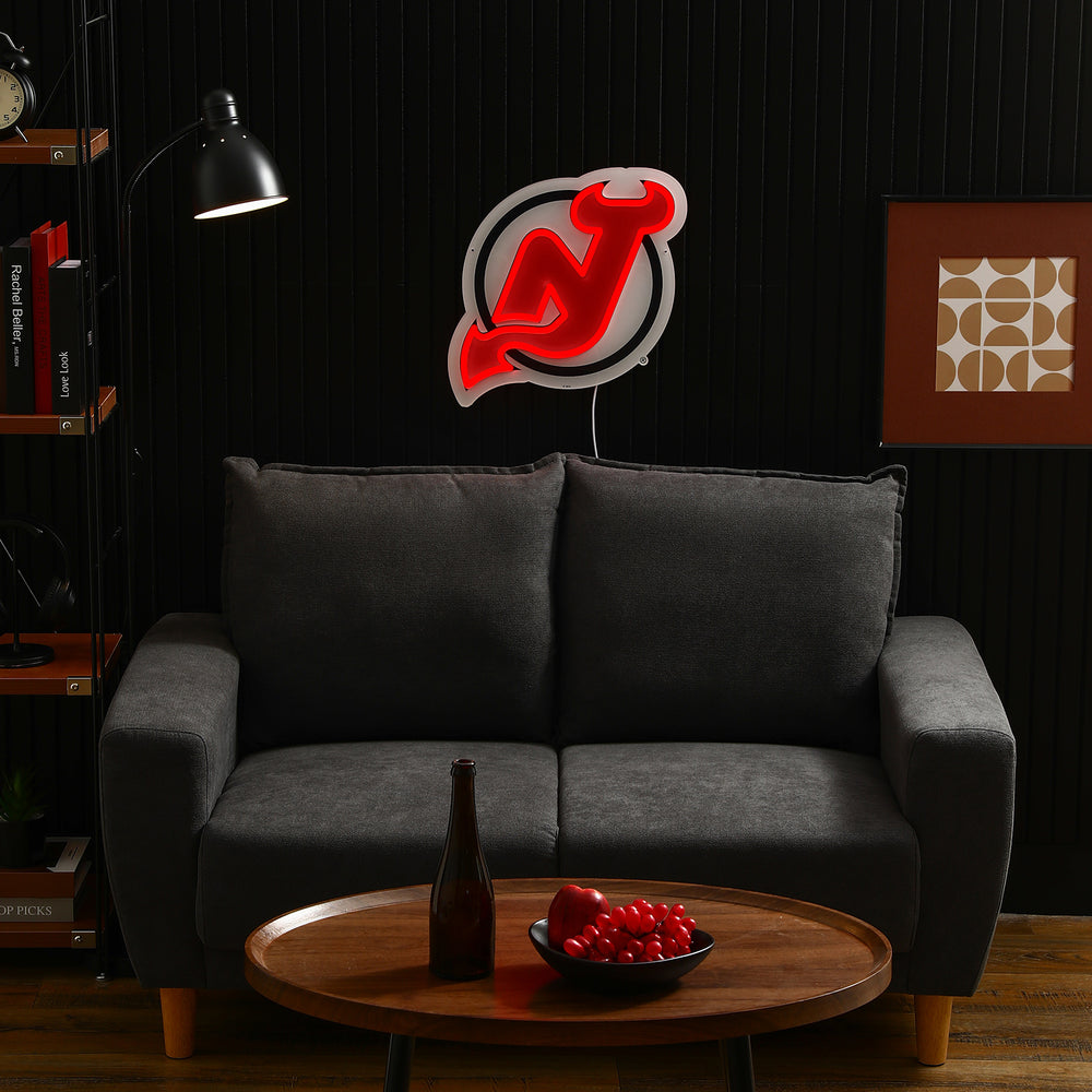 New Jersey Devils LED Neon Sign - Saturday Neon