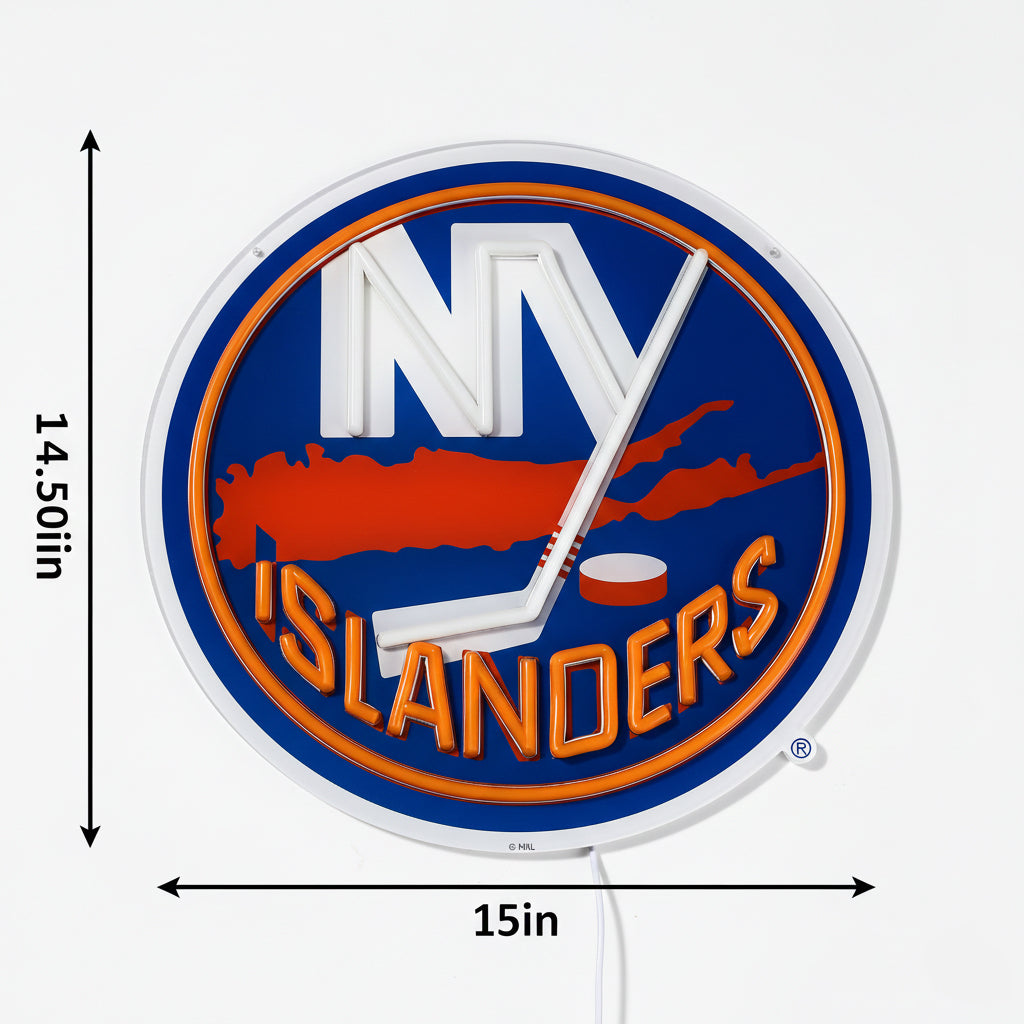 New York Islanders LED Neon Sign - Saturday Neon