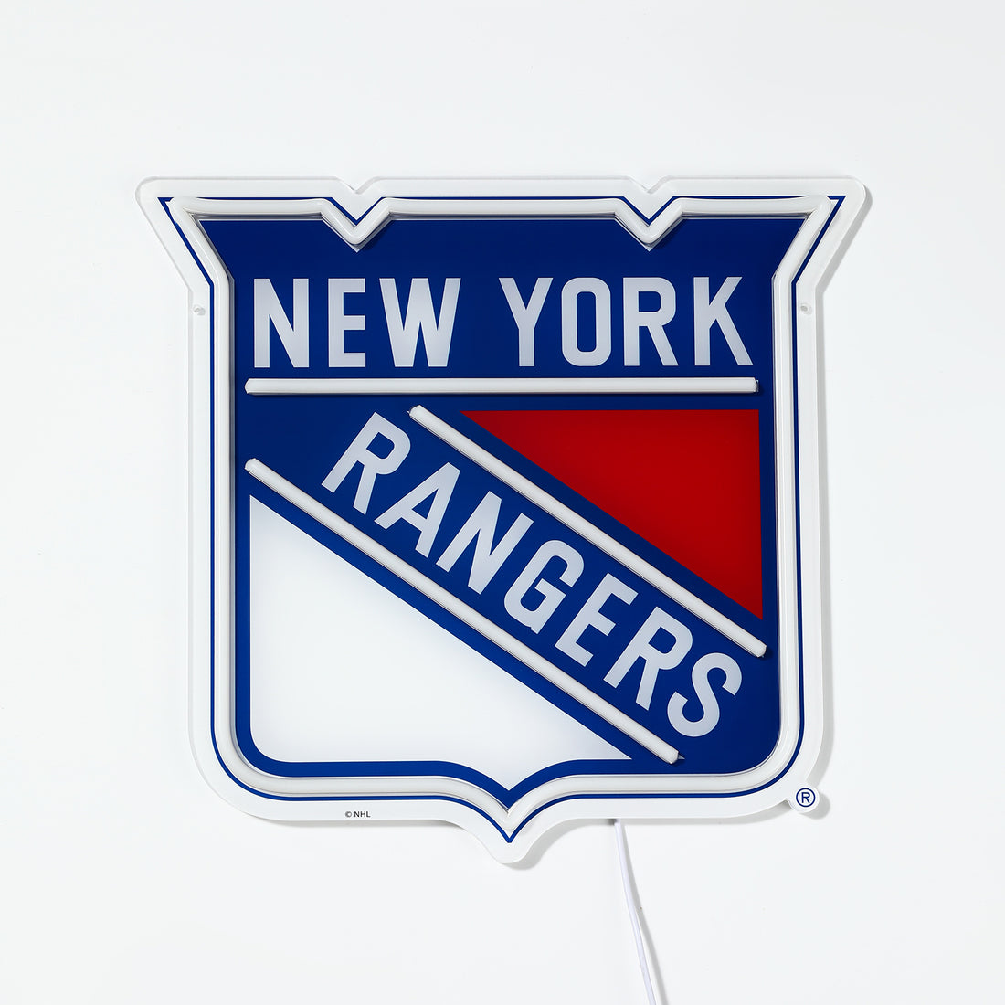 New York Rangers LED Neon Sign - Saturday Neon