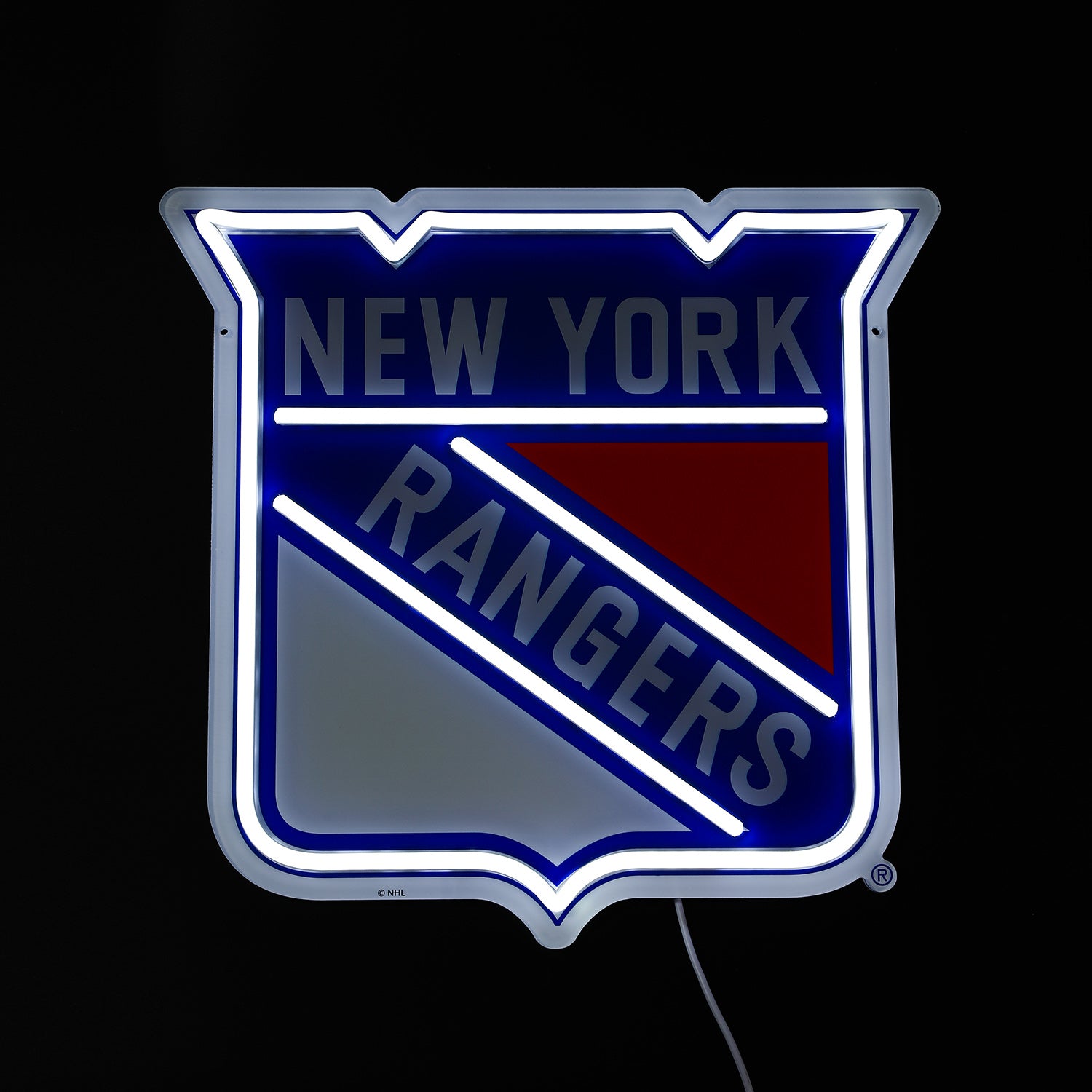 New York Rangers LED Neon Sign - Saturday Neon