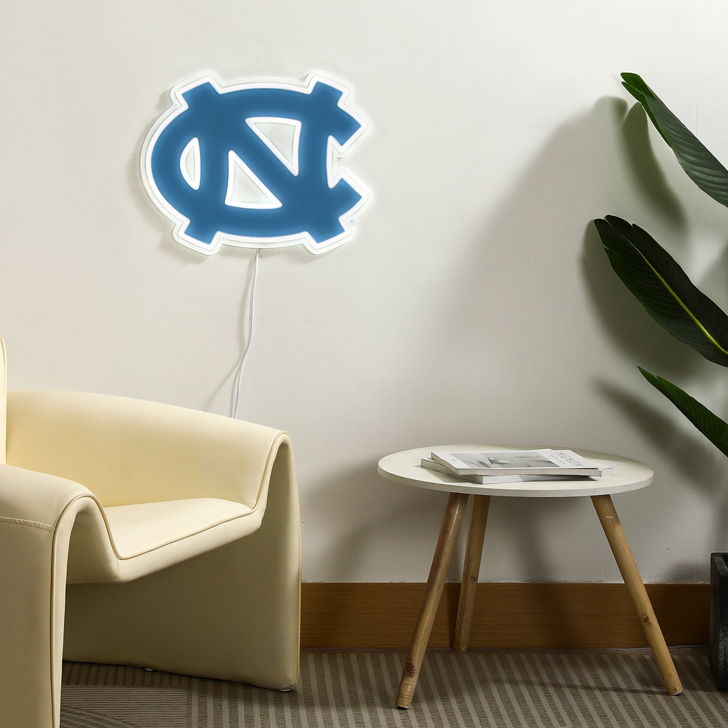 North Carolina Tar Heels LED Neon Sign - Saturday Neon