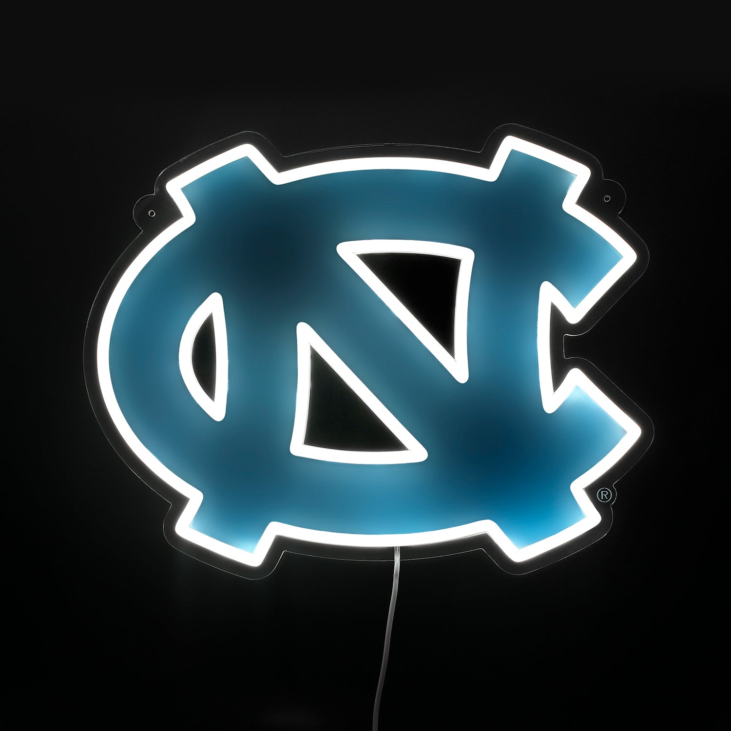 Blemished North Carolina Tar Heels Sign - Saturday Neon