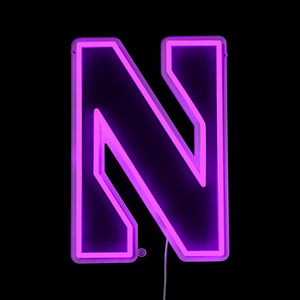 Northwestern Wildcats LED Neon Sign - Saturday Neon