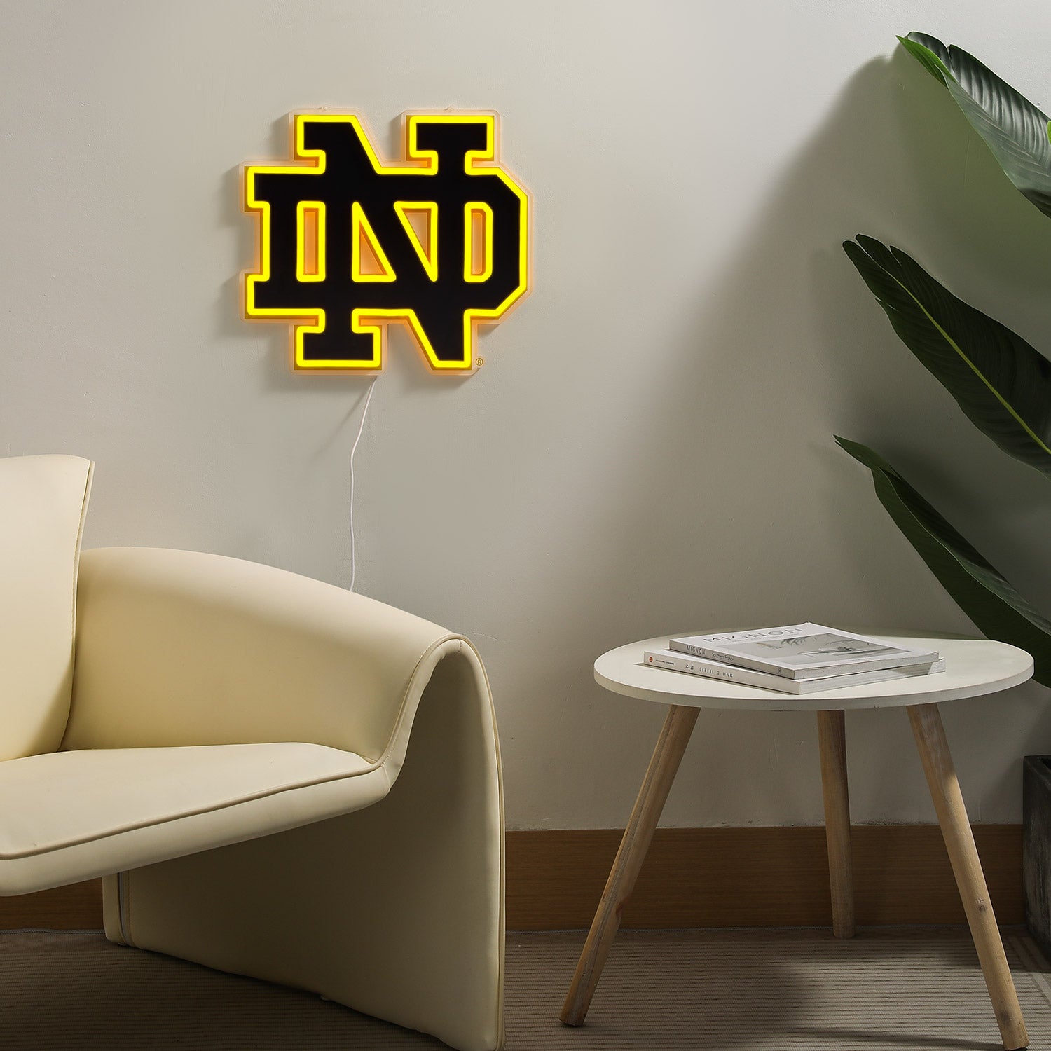 Notre Dame Fighting Irish LED Neon Sign - Saturday Neon