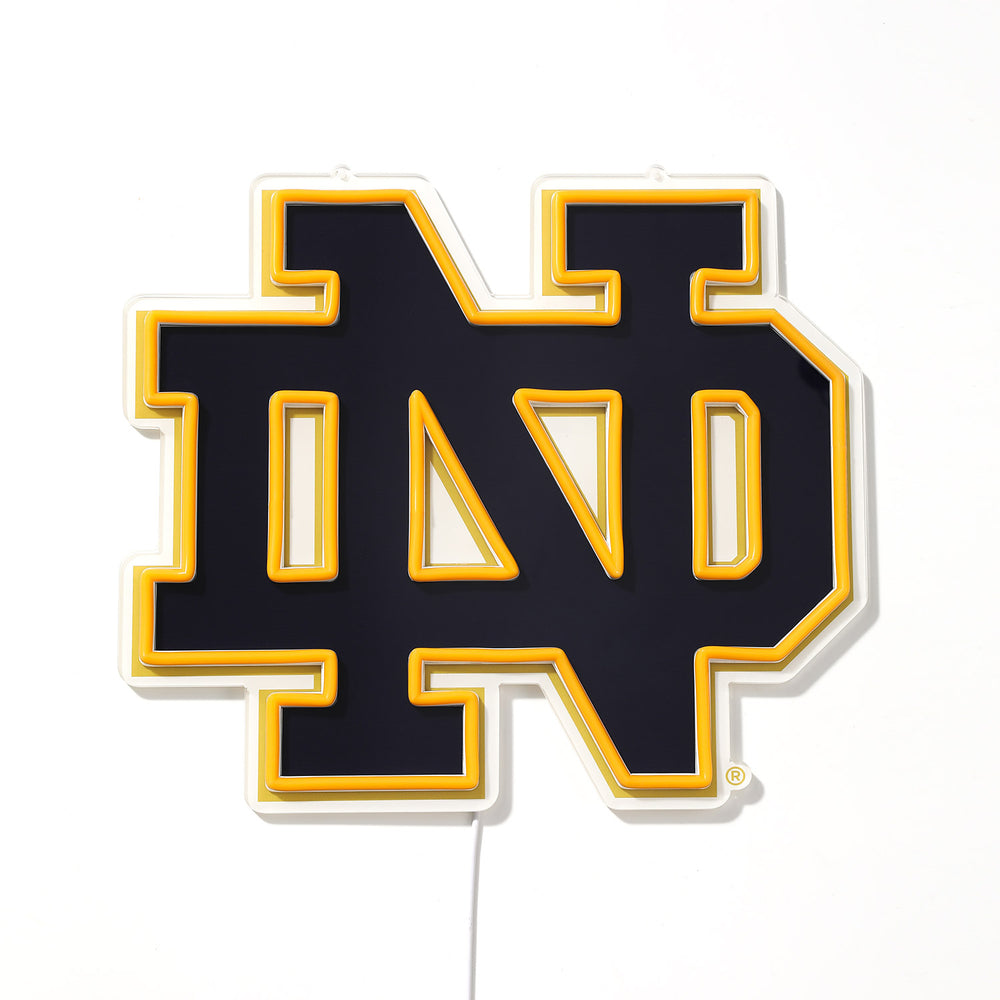 Notre Dame Fighting Irish LED Neon Sign - Saturday Neon