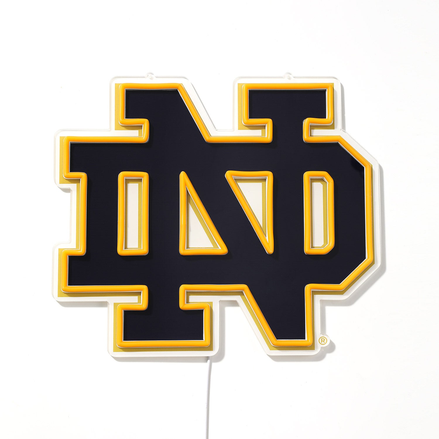Notre Dame Fighting Irish LED Neon Sign - Saturday Neon
