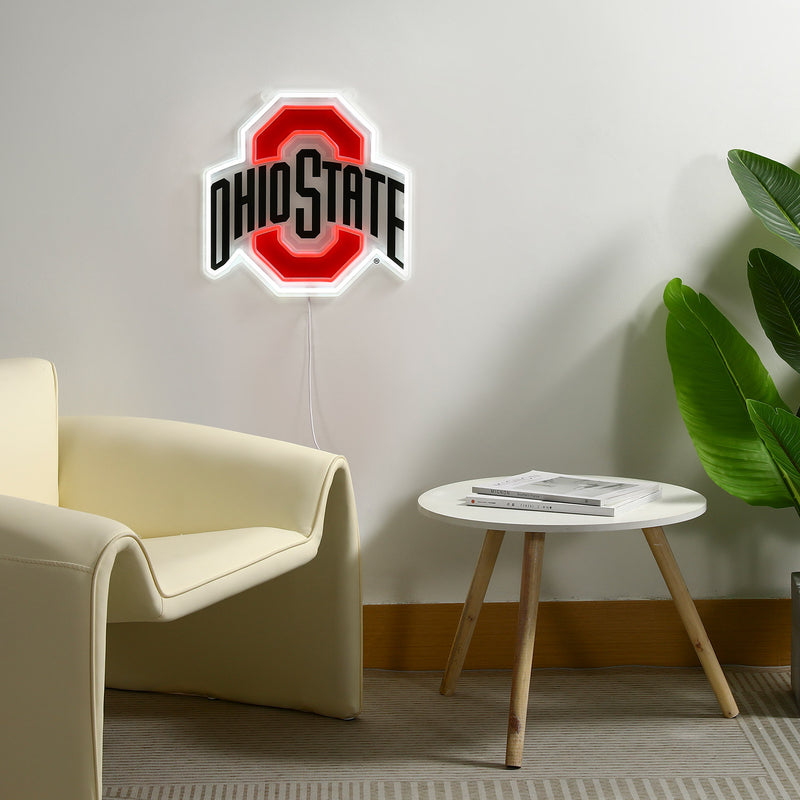 Ohio State Buckeyes LED Neon Sign - Saturday Neon