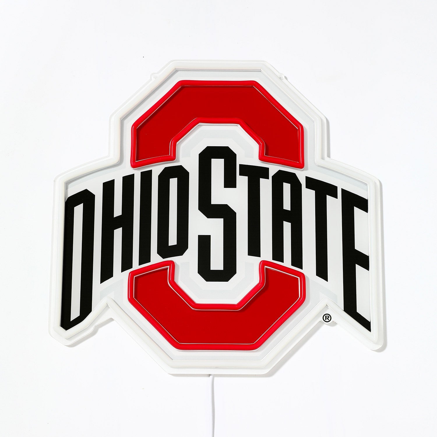 Ohio State Buckeyes logo LED neon sign