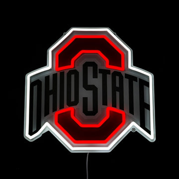 Ohio State Buckeyes logo LED neon sign