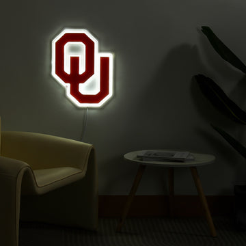 Oklahoma Sooners Logo LED Neon Sign - Saturday Neon