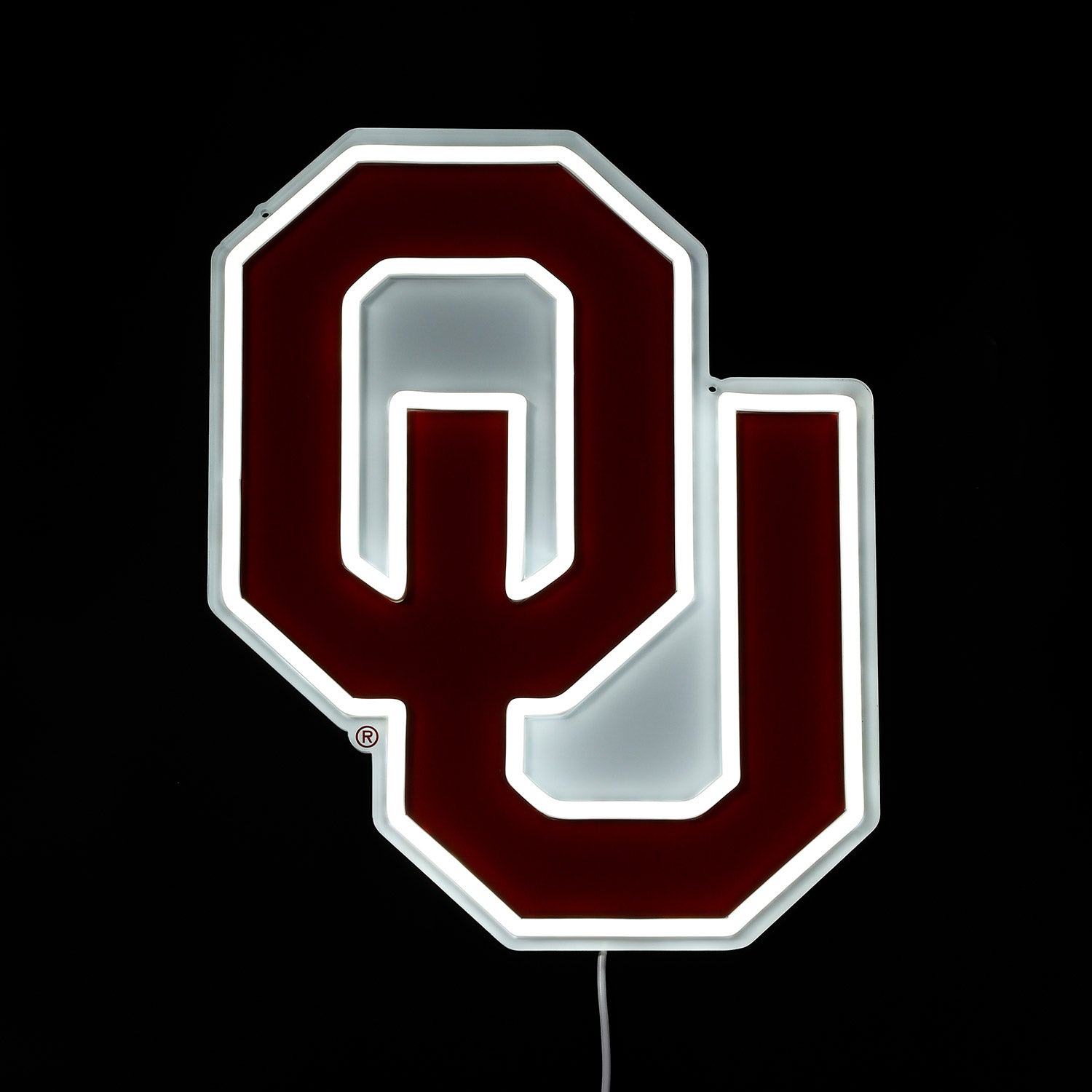 Oklahoma Sooners Logo LED Neon Sign - Saturday Neon