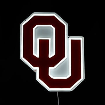 Oklahoma Sooners Logo LED Neon Sign - Saturday Neon