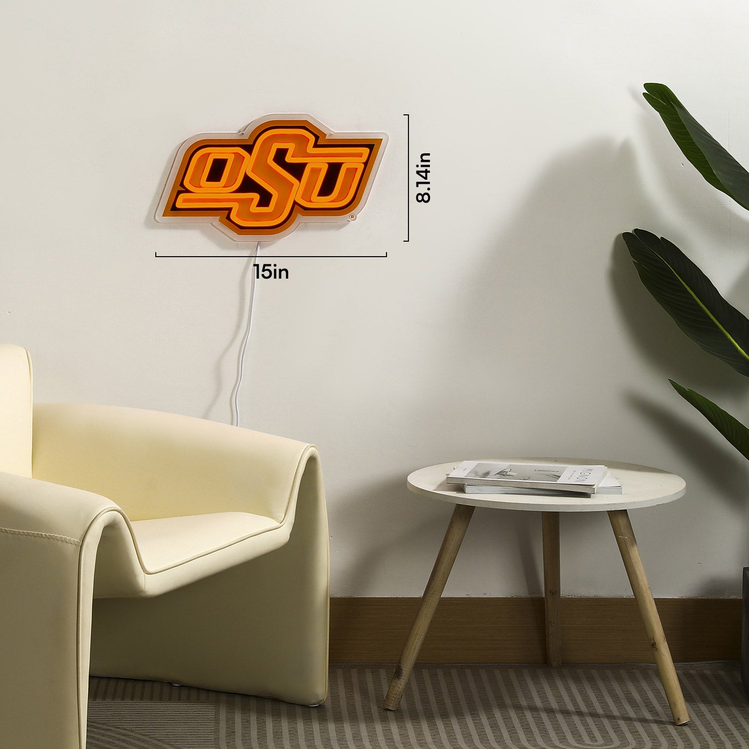 Oklahoma State Cowboys LED Neon Sign - Saturday Neon