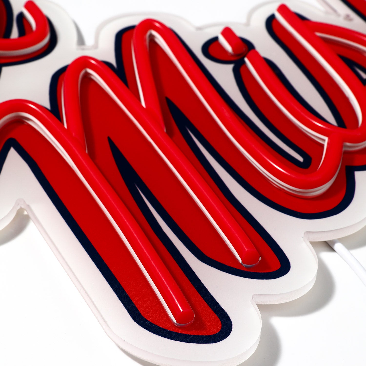 Ole Miss Rebels LED Neon Sign - Saturday Neon