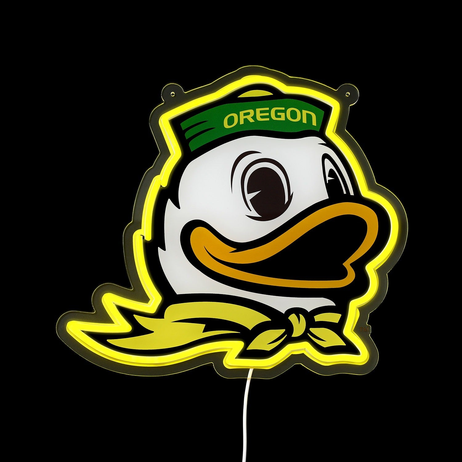 Oregon Duck Logo LED Neon Sign