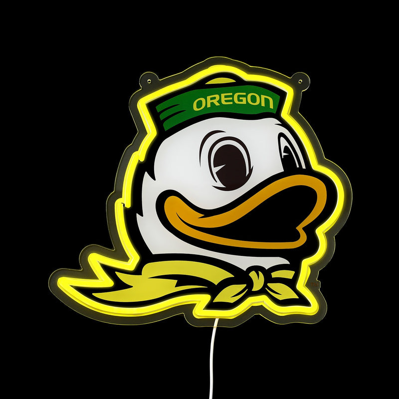 Oregon Duck Logo LED  Neon Sign