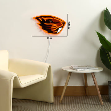 Oregon State Beavers LED Neon Sign - Saturday Neon