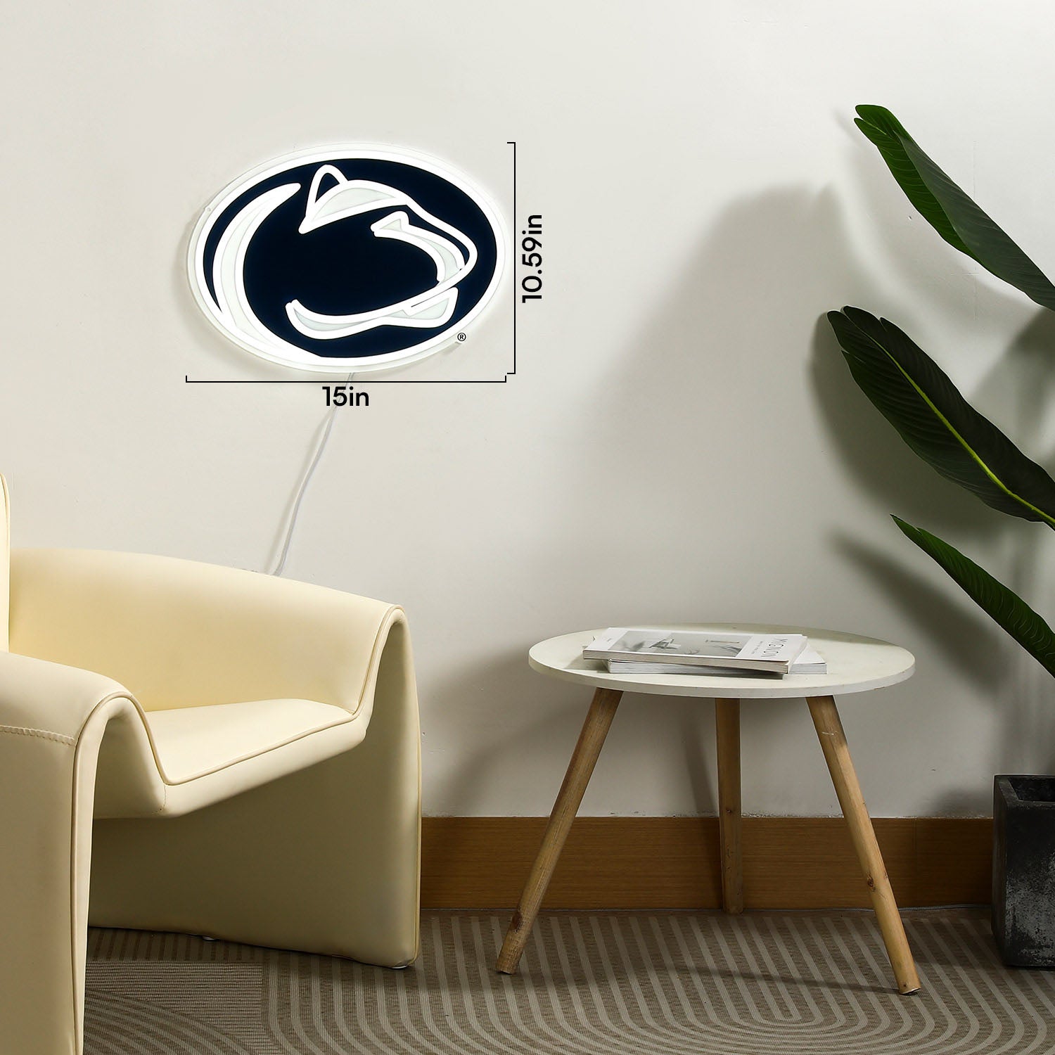 Penn State Nittany Lions LED Neon Sign - Saturday Neon