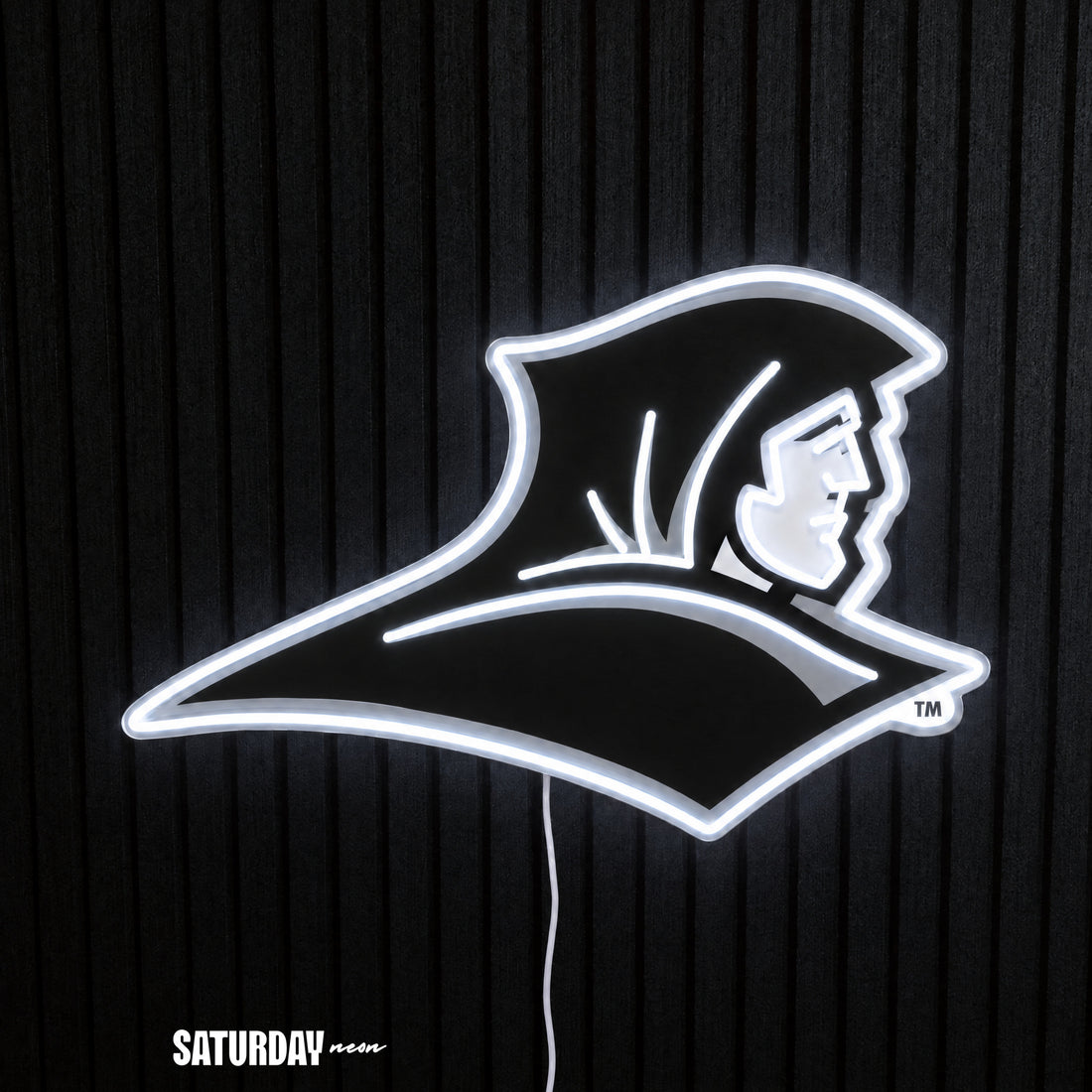 Providence Friars LED Neon Sign - Standard (15" x 10.61") - Saturday Neon