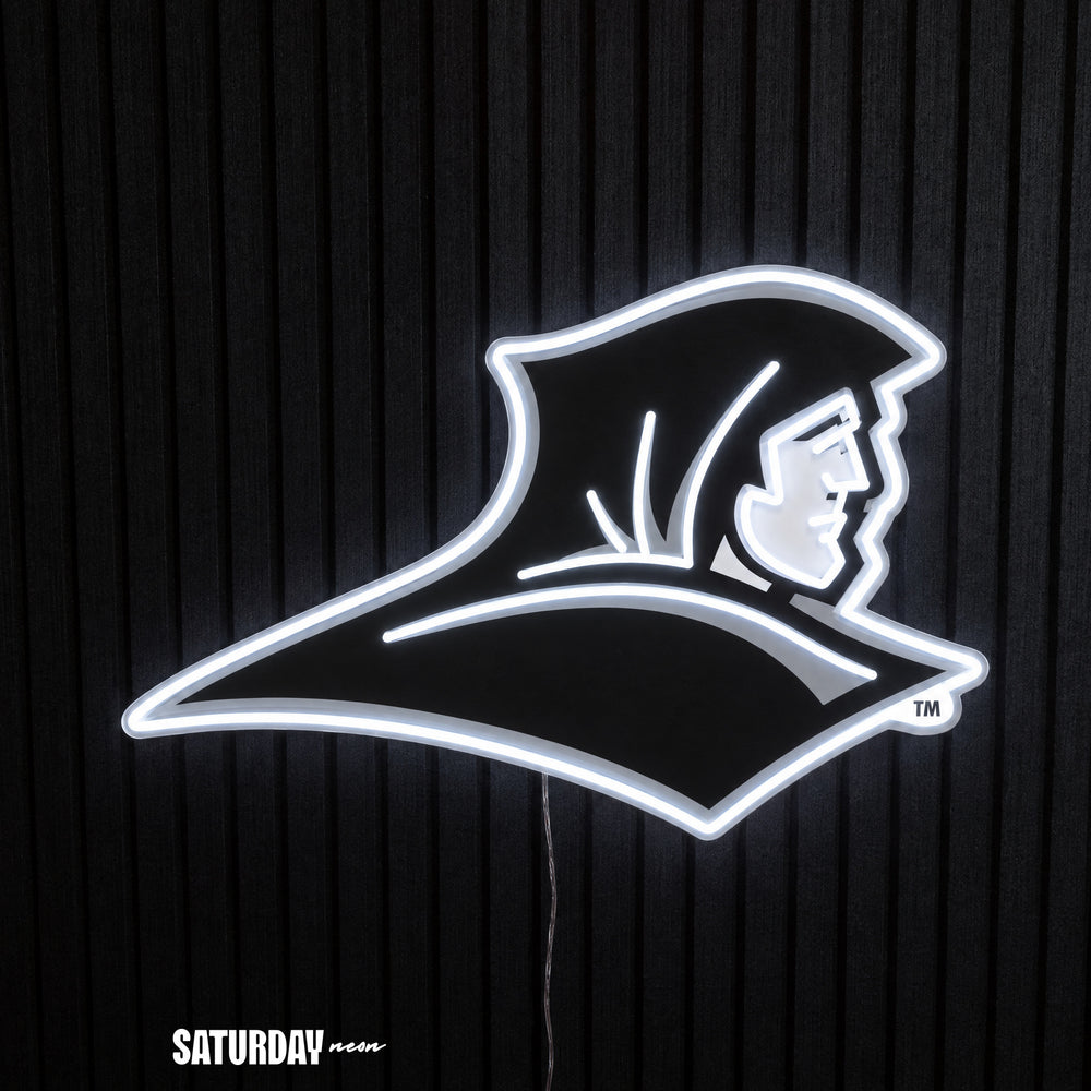 Providence Friars LED Neon Sign - Plus (24" x 16.97") - Saturday Neon
