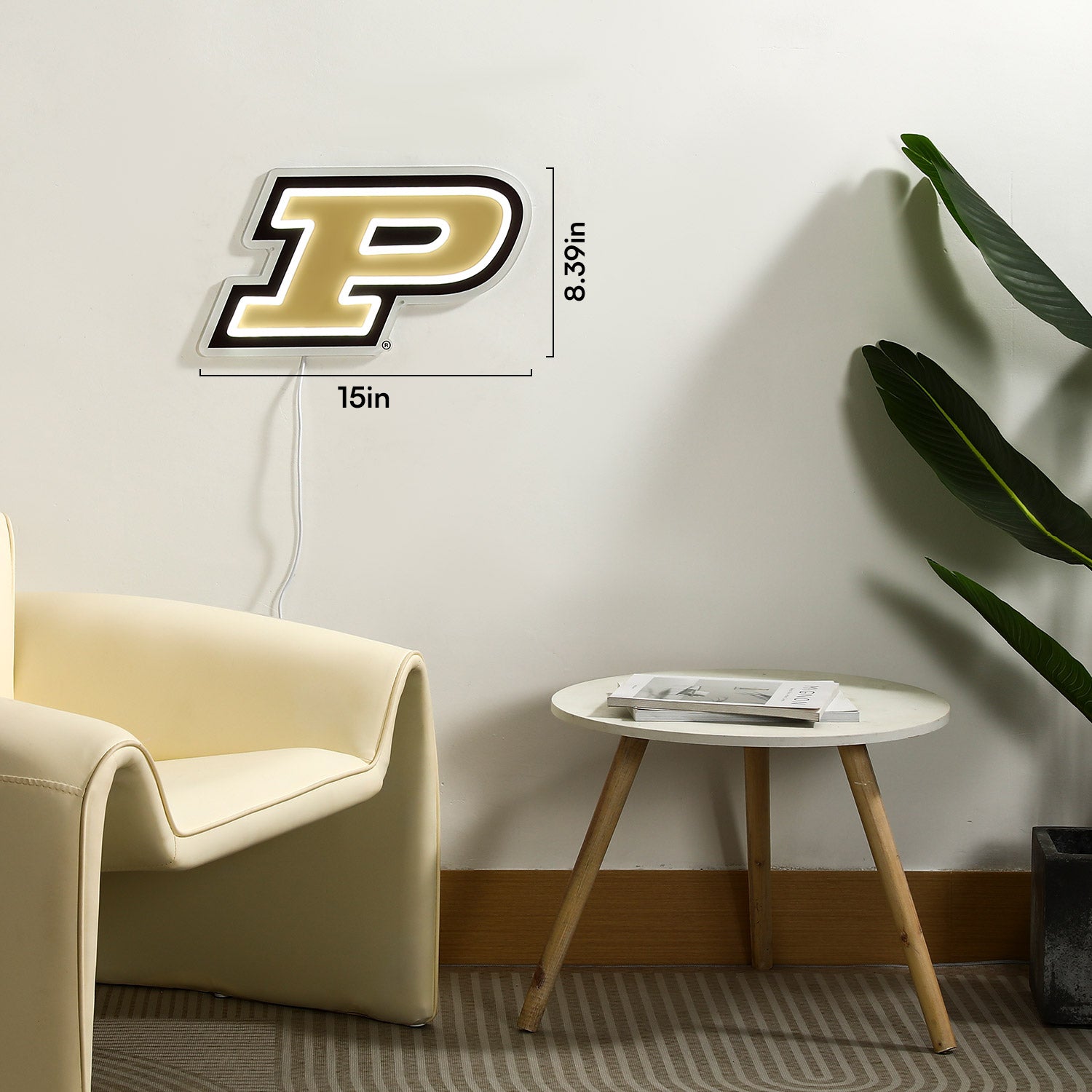Purdue Boilermakers LED Neon Sign - Saturday Neon