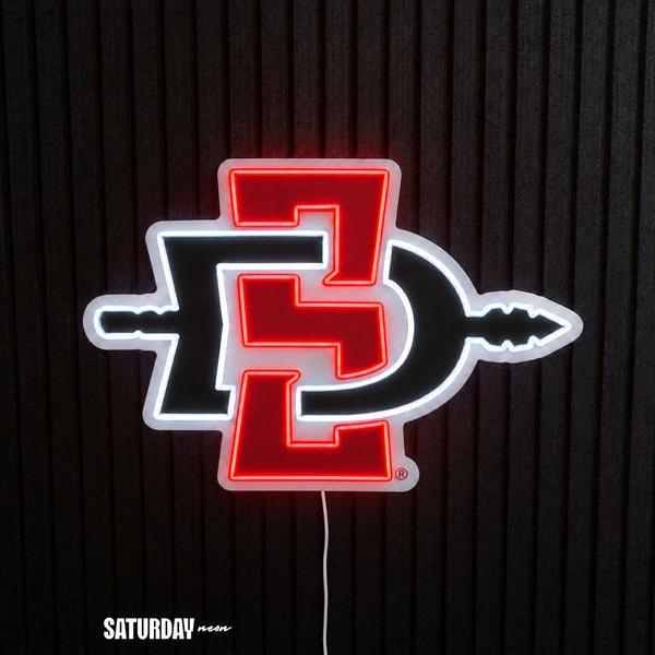 San Diego State Aztecs LED Neon Sign - Standard (15" x 10.7")