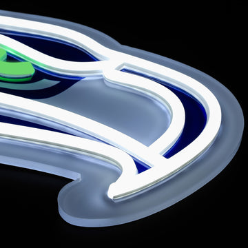 Seattle Seahawks LED Neon Sign - Saturday Neon