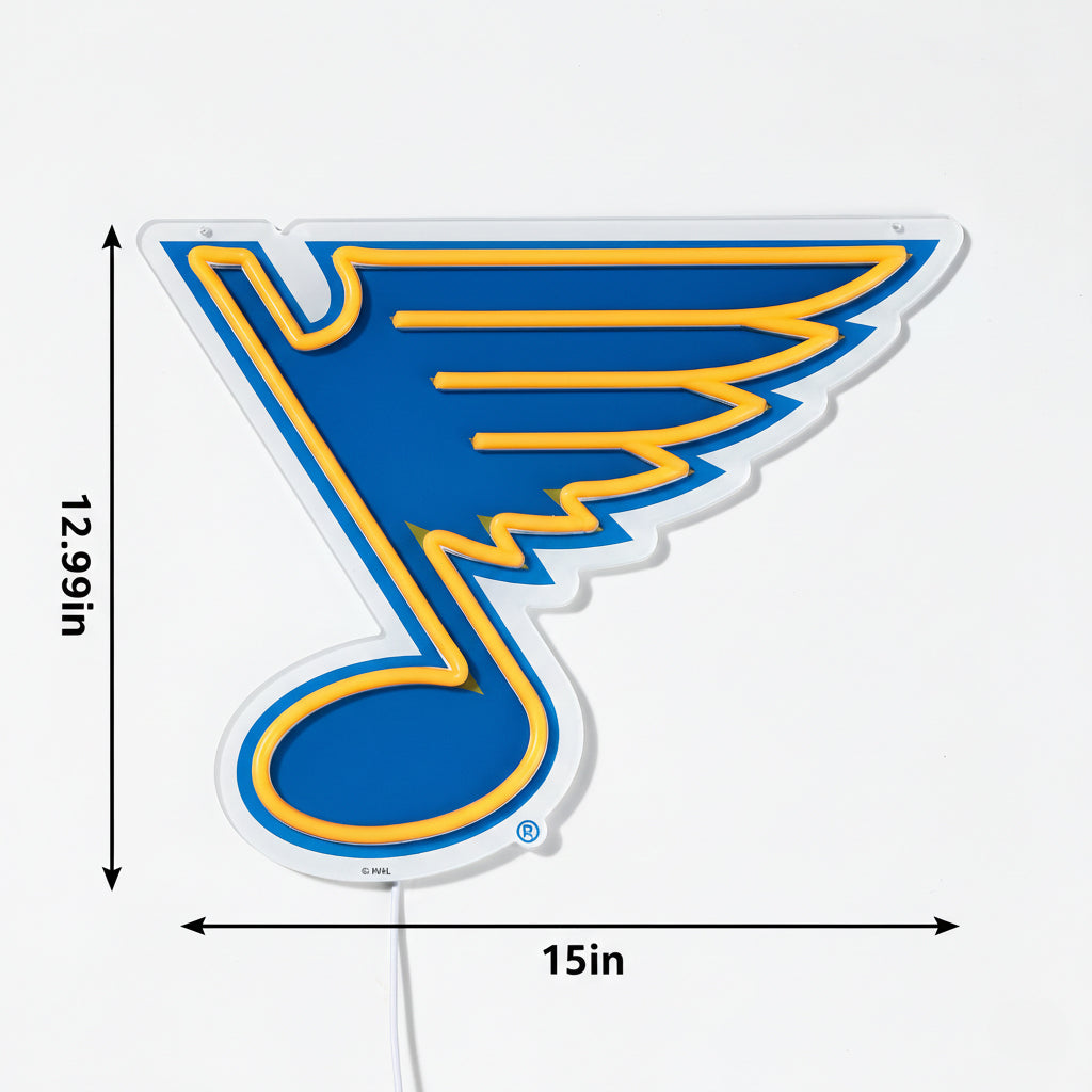 St. Louis Blues LED Neon Sign - Saturday Neon