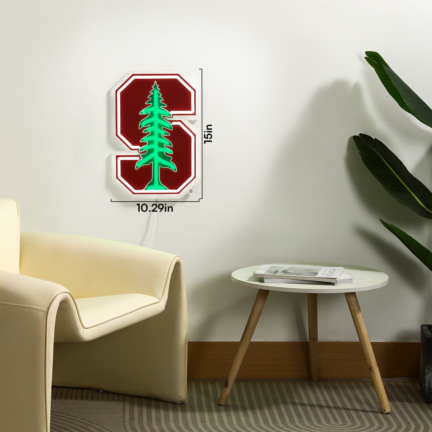 Stanford Cardinal LED Neon Sign - Saturday Neon